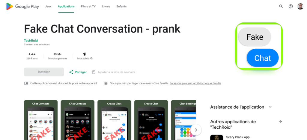 Fake Chat Conversation - prank – Applications sur Google Play_ - play.google.com